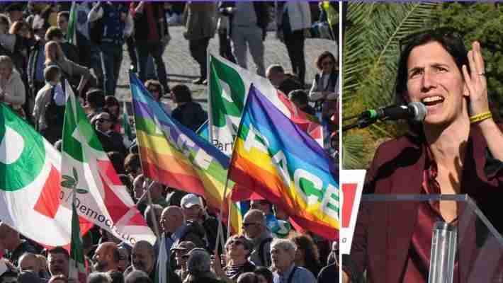 Manifestazione del Pd a Roma, presenti 50 mila partecipanti