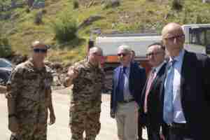 Albania. Mantovano in visita ai siti di  Shengjin e Gjader