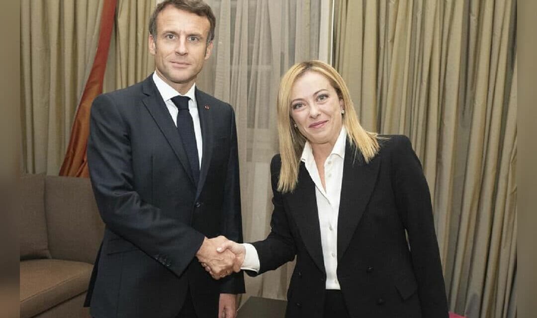 Roma-Parigi, nuovo asse per un’Europa più forte: Meloni e Macron a confronto