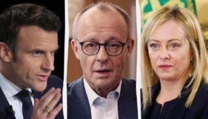 meloni macron merz