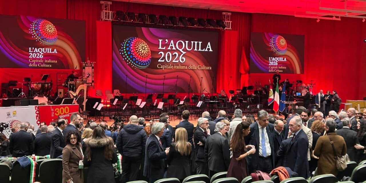 Comincia L’Aquila Capitale della Cultura 2026