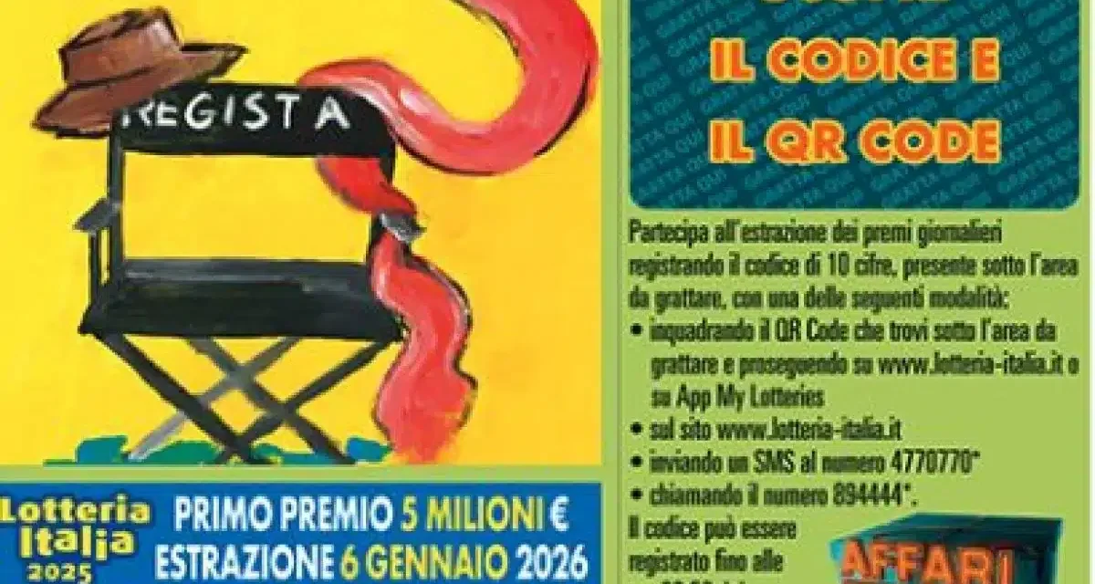 Lotteria Italia 2025: il Lazio fa il pieno di premi