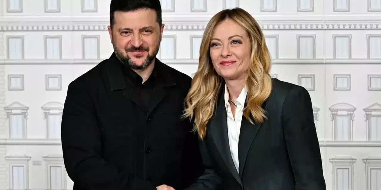Zelensky a Roma ricevuto da Meloni e Mattarella. La premier, “Occidente diviso regalo a Mosca”.