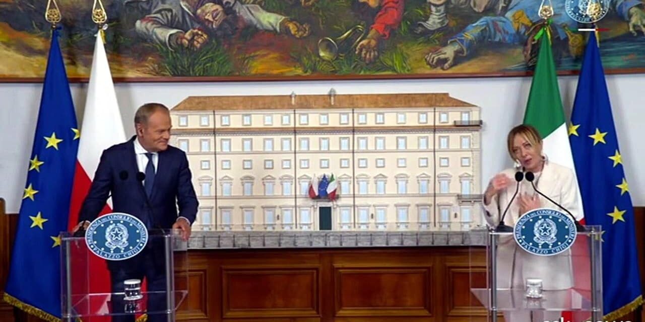 Meloni incontra Tusk: “Italia e Polonia unite da radici profonde e valori comuni”