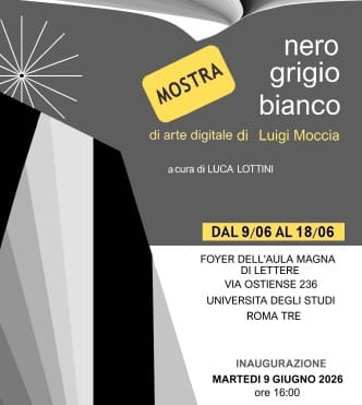“Nero, grigio, bianco”, il viaggio digitale e simbolico di Luigi Moccia