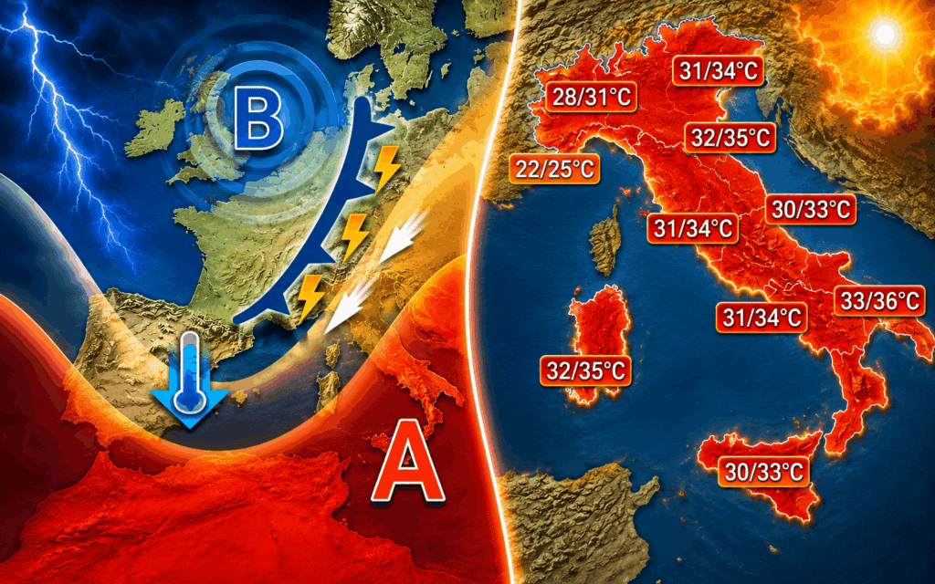 Meteo, in arrivo giorni di sole e temperature in forte aumento